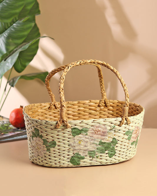 Seagrass Gift Hamper Basket | Seagrass Oval Fruit Basket