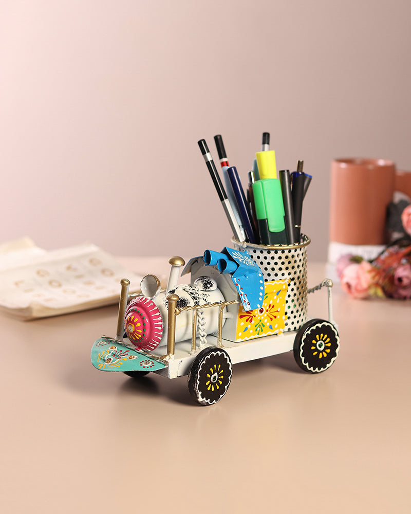 Pen Holder Table Decor for Office | Gifting Desk Organiser | Decorative Pen Holder