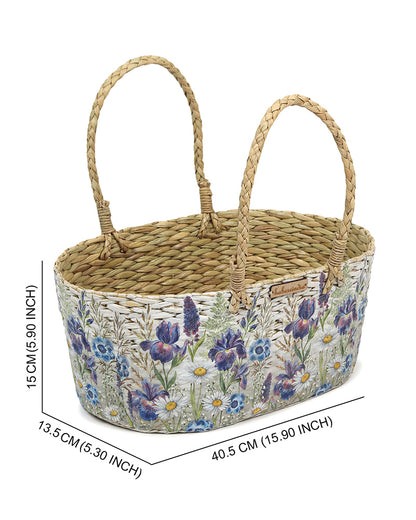 Seagrass Hamper Basket | Cane Gift Hamper Basket