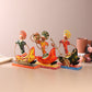 Rajasthani Home Decor - Set of 3 | Rajasthani Figure Table Decor for Living Room | Gifting Figurine