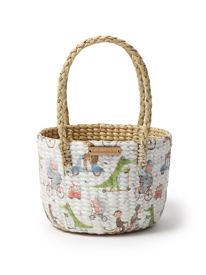 Seagrass Fruit Basket | Round Hamper Basket