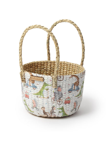 Seagrass Fruit Basket | Round Hamper Basket