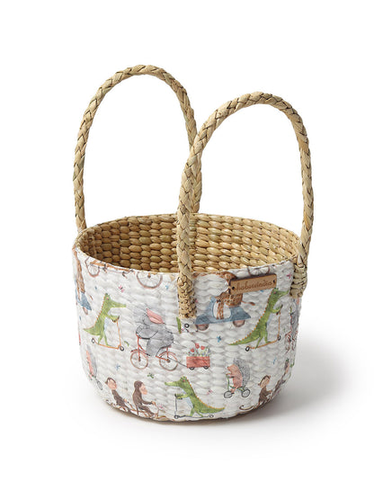 Seagrass Fruit Basket | Round Hamper Basket