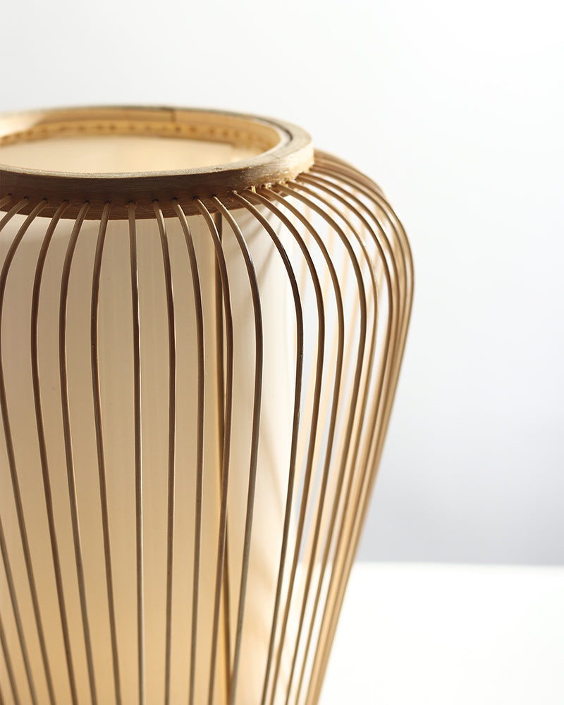 Bamboo Lamp | Cane Tabletop Lamp