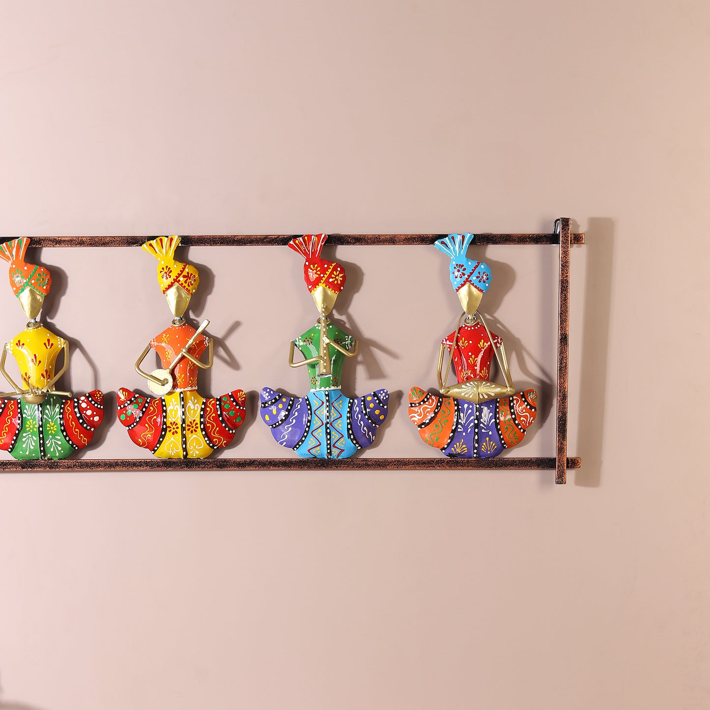 Rajasthani Figures Wall Decor | Rajasthani Folk Figurines | Gifting Wall Art