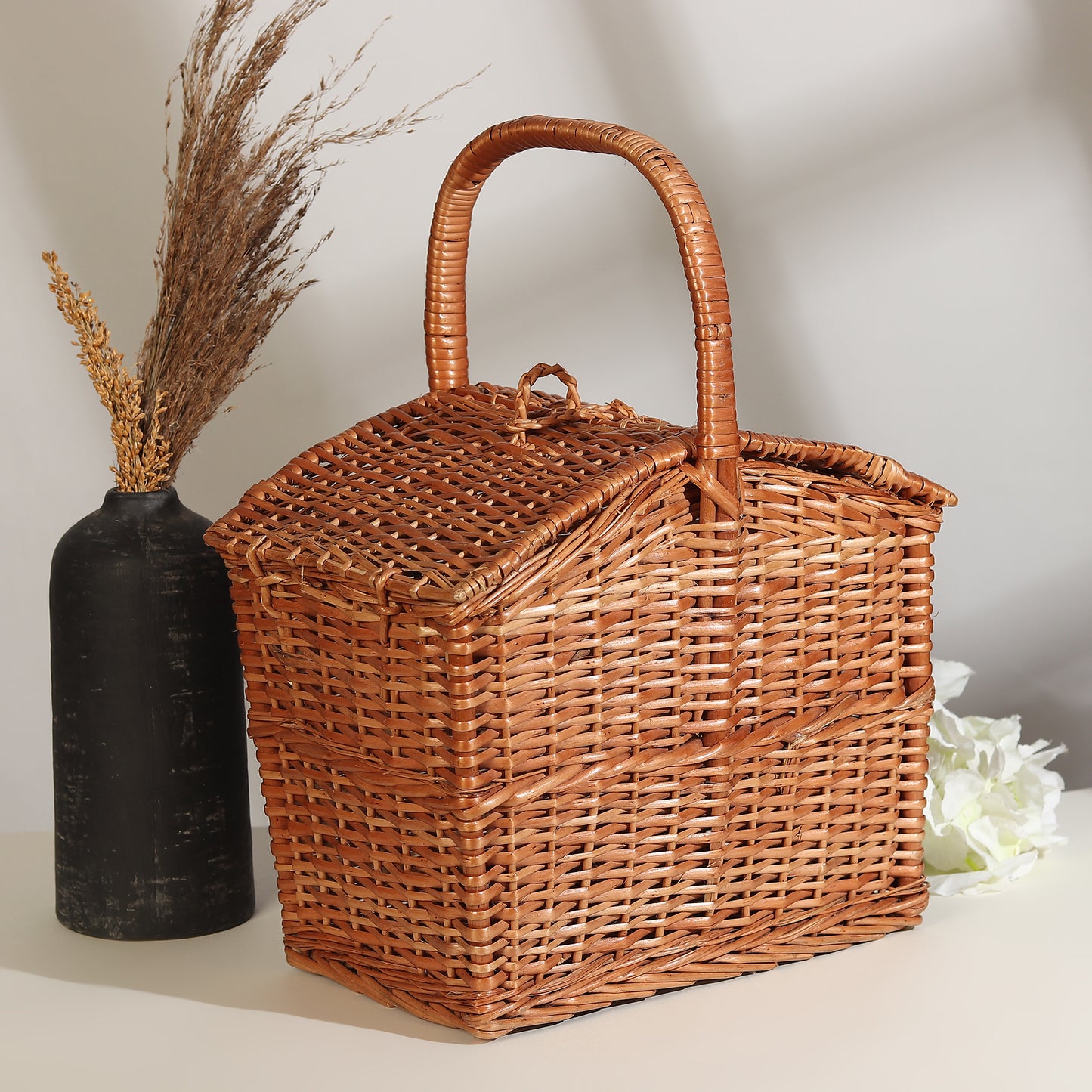 Wicker Picnic Basket | Wicker Travel Basket