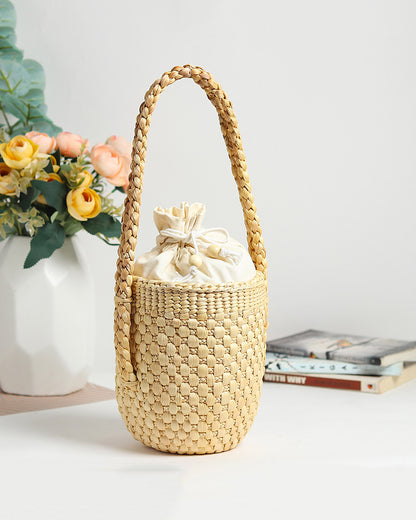 Seagrass Tote Handbag |  Bucket Bag