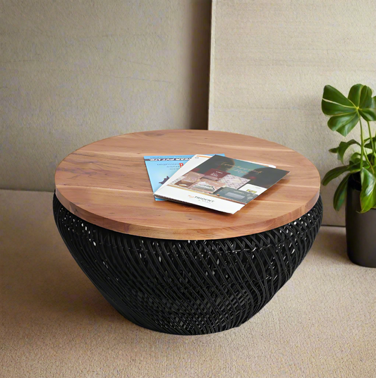 Rattan Coffee Table | Cane Round Table | Rattan Stool | Side Table | Coffee Table