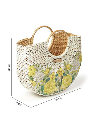 Seagrass U-Beach Tote Handbag | Beach Bag