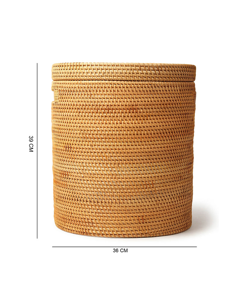 Rattan Laundry Basket For Clothes With Lid | Laundry Basket With Lid | Toy Storage Basket