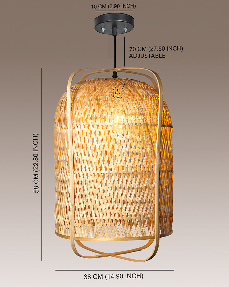 Bamboo Lamp | Lamps For Living Room | Hanging Lights For Living Room