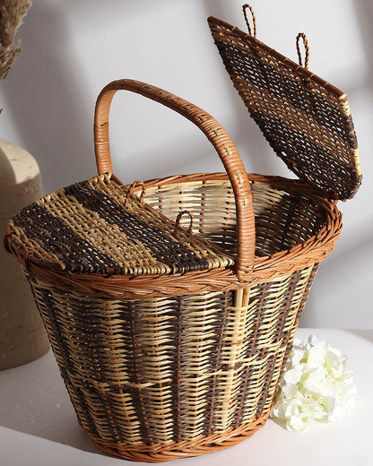 Wicker Picnic Basket | Wicker Travel Basket