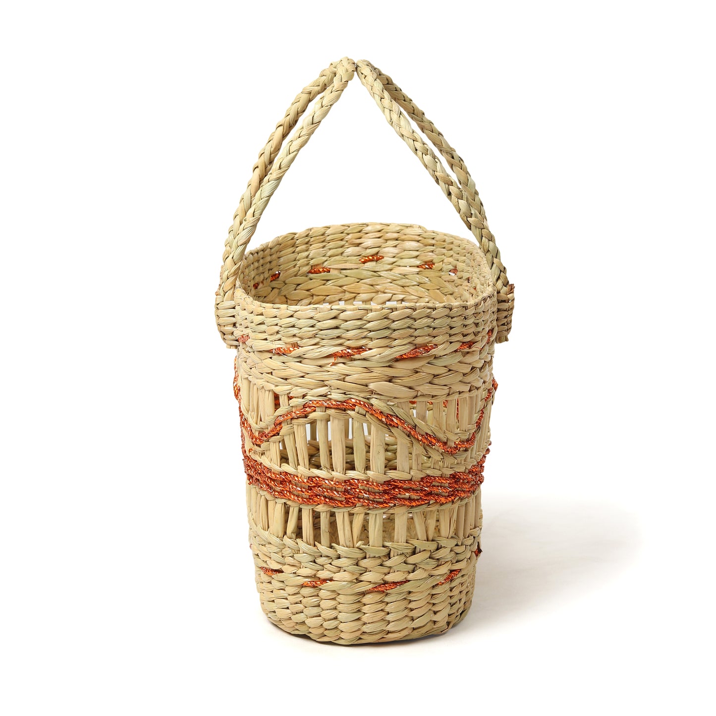 Seagrass Jali Shopping Basket