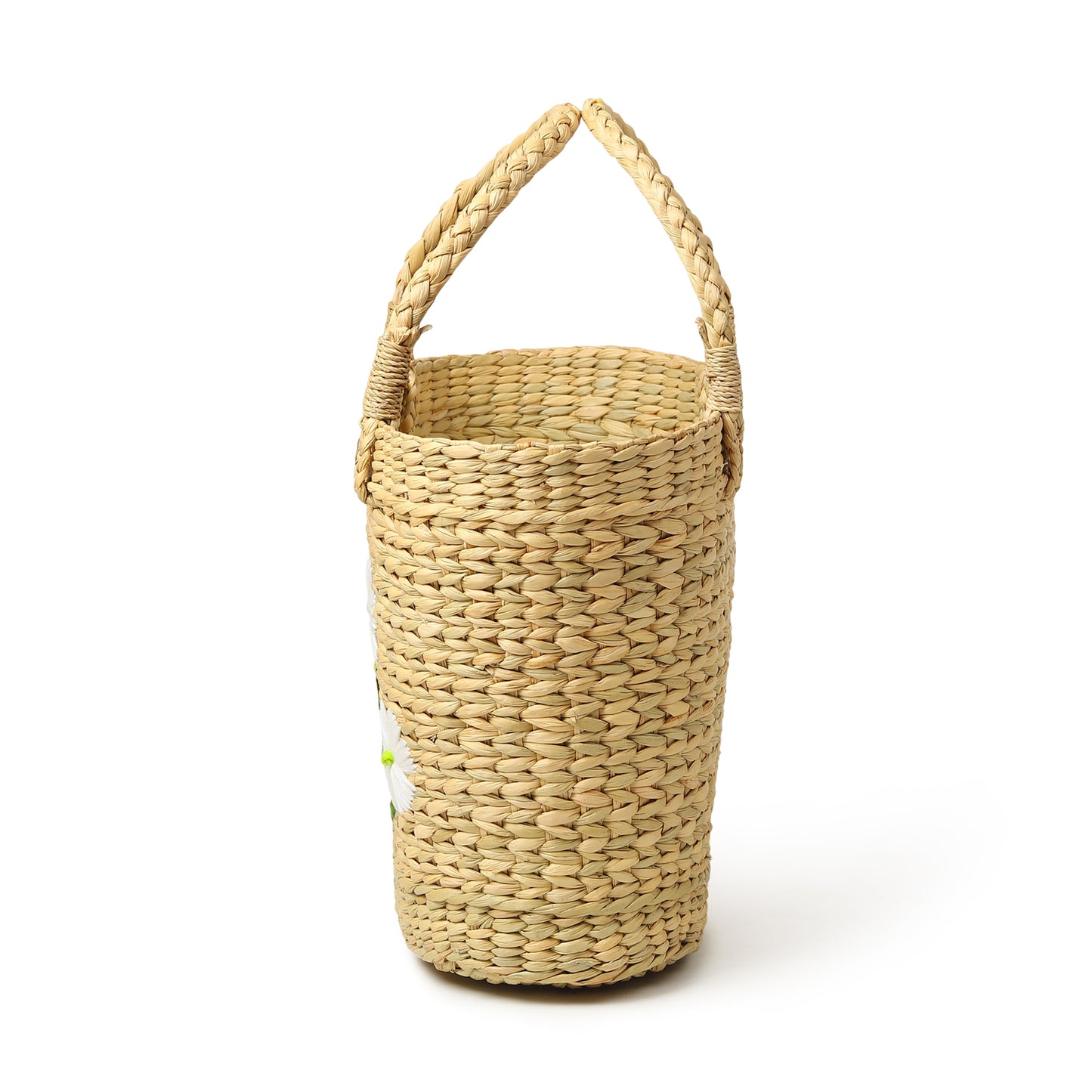 Seagrass Shopping Basket | Embroidery Basket