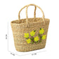 Seagrass Shopping Basket | Embroidery Basket