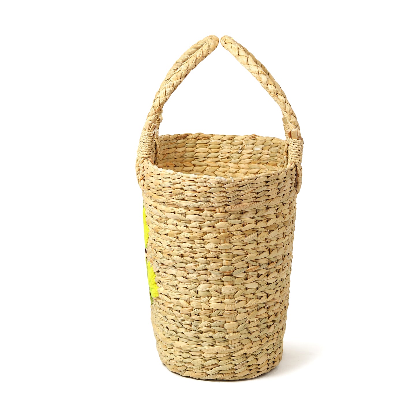 Seagrass Shopping Basket | Embroidery Basket