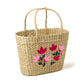 Seagrass Shopping Basket | Embroidery Basket