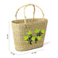 Seagrass Shopping Basket | Embroidery Basket