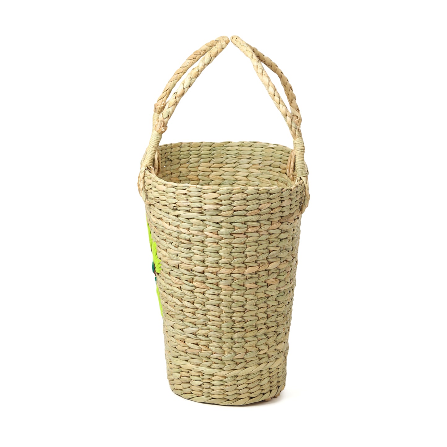 Seagrass Shopping Basket | Embroidery Basket