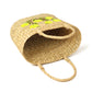 Seagrass Shopping Basket | Embroidery Basket