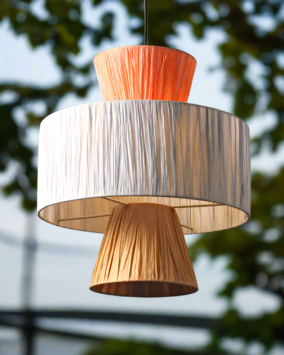 Raffia Pendant Lamp | Paper Lamp