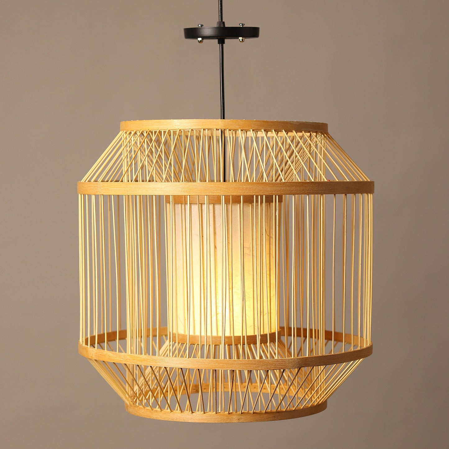 Bamboo Cafe Lamp | Cane Pendant Lamp