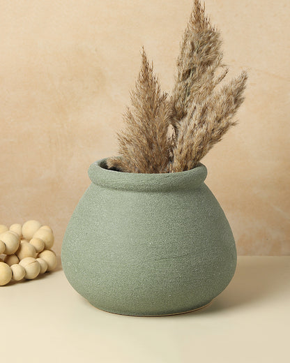 Flower Pot For Living Room | Ceramic Vase | Flower Vase | Vase For Home Decor | Small Vase