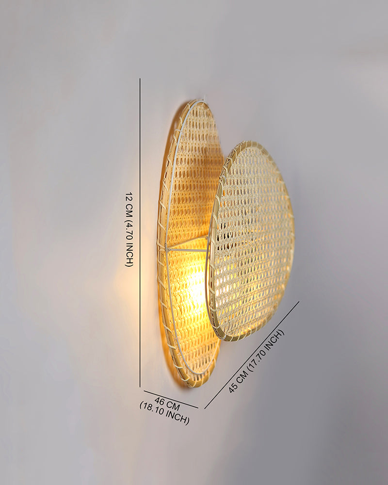 Wall Lamp| Wall Lamp For Living Room | Wall Decor Lights | Cane Webbing Wall Lamp