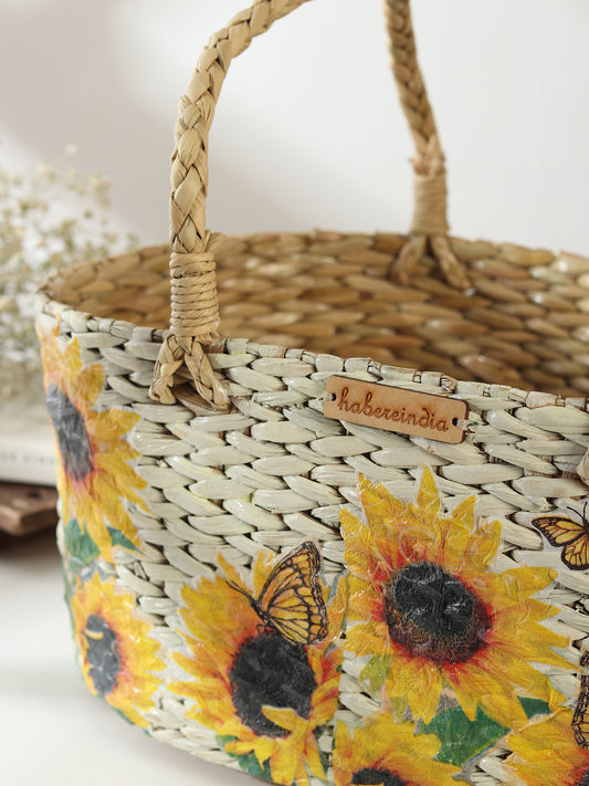 Seagrass Hamper Basket