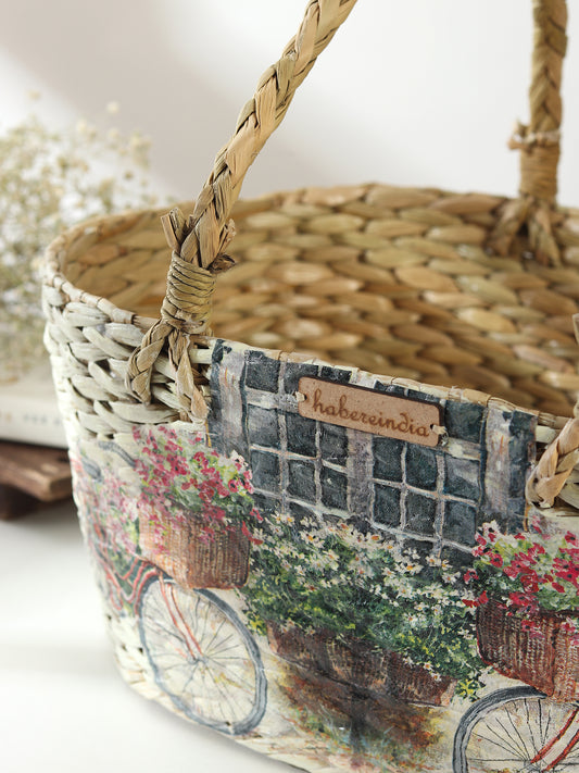 Seagrass Hamper Basket