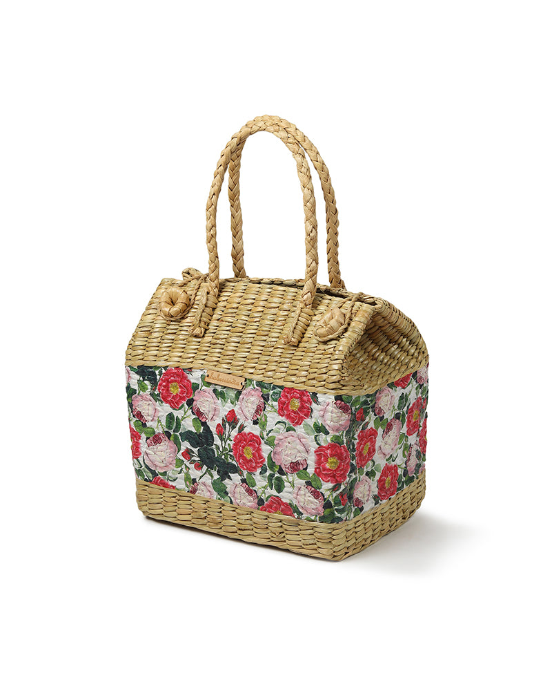 Seagrass Picnic Basket | Tiffin Basket Bag |Travel Basket