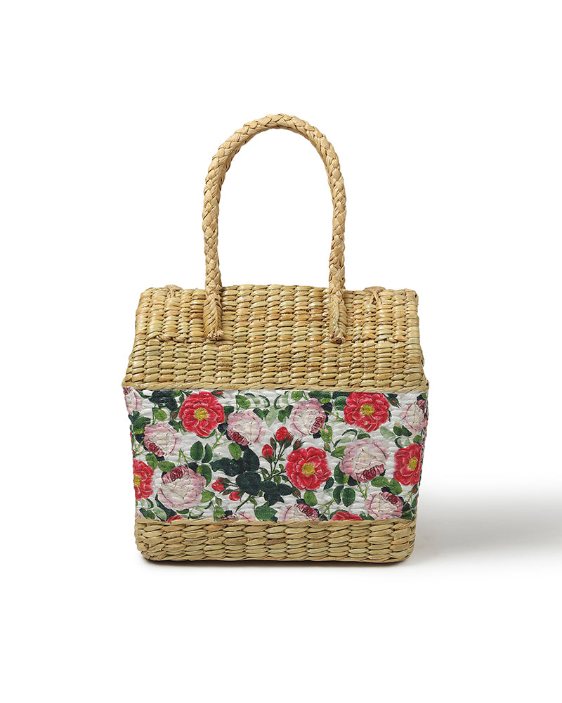 Seagrass Picnic Basket | Tiffin Basket Bag |Travel Basket