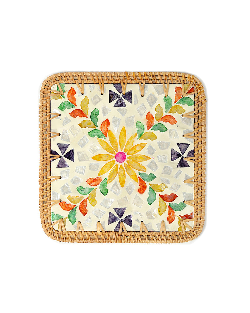 Mother of Pearl Placemats | Decorative Table Mats for Dining & Living Room