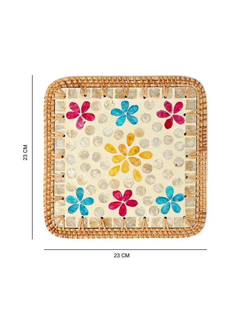 Mother of Pearl Placemats | Decorative Table Mats for Dining & Living Room