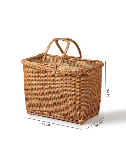 Cane Shopping Basket