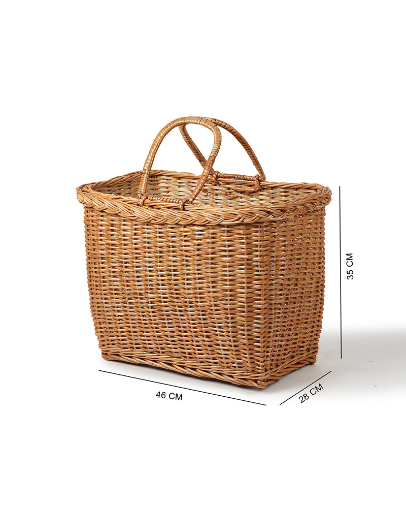 Cane Shopping Basket