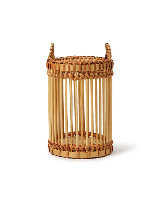 Bamboo Tealight Holder | Light Holder for Indoor/Outdoor Décor | Tabletop Tealight Holder