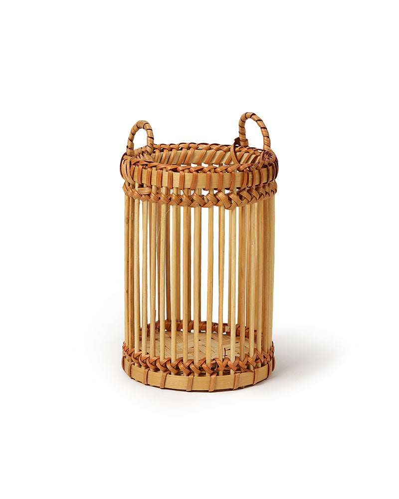 Bamboo Tealight Holder | Light Holder for Indoor/Outdoor Décor | Tabletop Tealight Holder