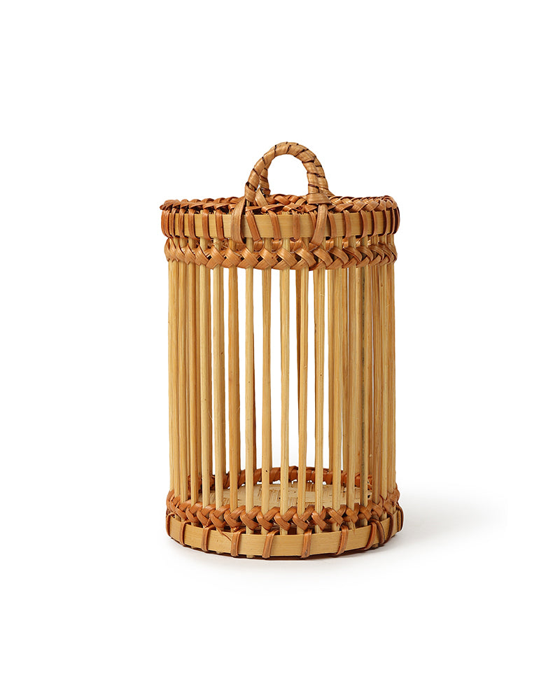 Bamboo Tealight Holder | Light Holder for Indoor/Outdoor Décor | Tabletop Tealight Holder