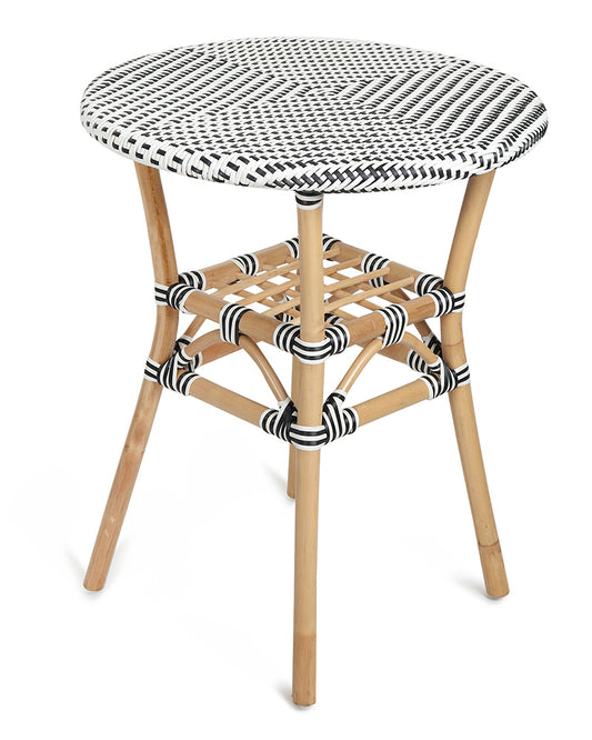 Bistro Rattan Table | Cane Round Table | Rattan Stool | Side Table