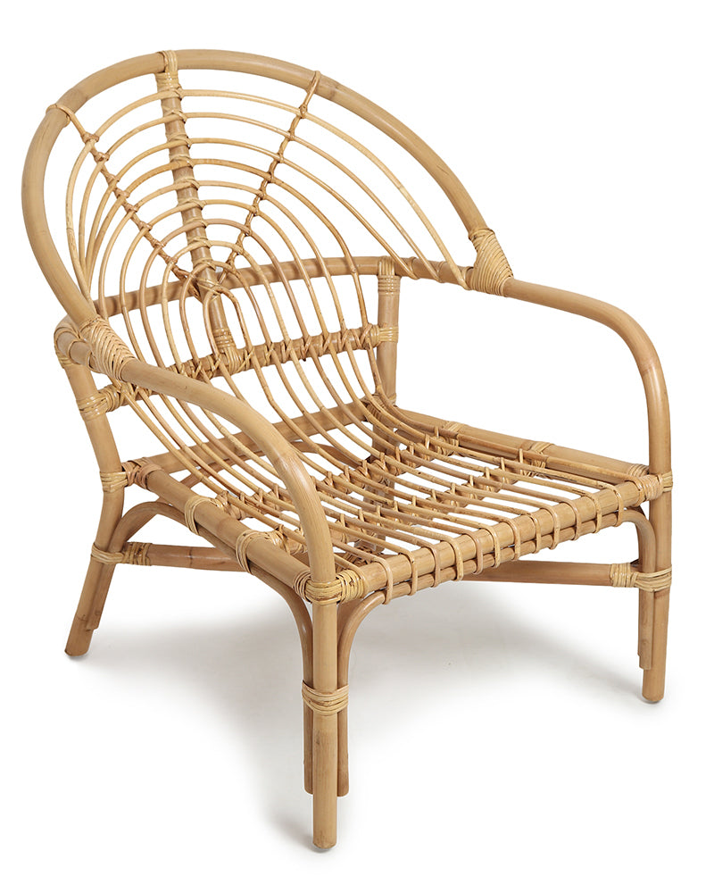 Java Accent Bamboo Chair | Rattan Chair | Cane Furniture