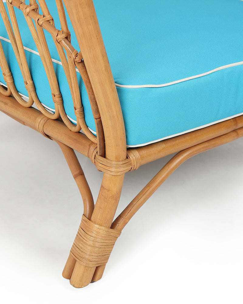 Malibu Bamboo Lounge Chair| Rattan Chair | Cane Furniture