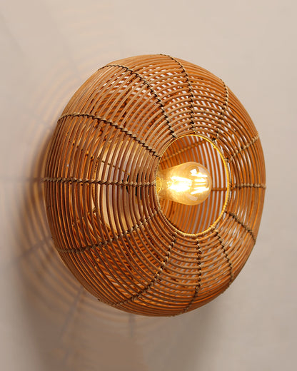 Rattan Wall Lamp | Night Lamp For Bedroom Wall | Wall Mount Lights | Wall Lamps For Bedroom