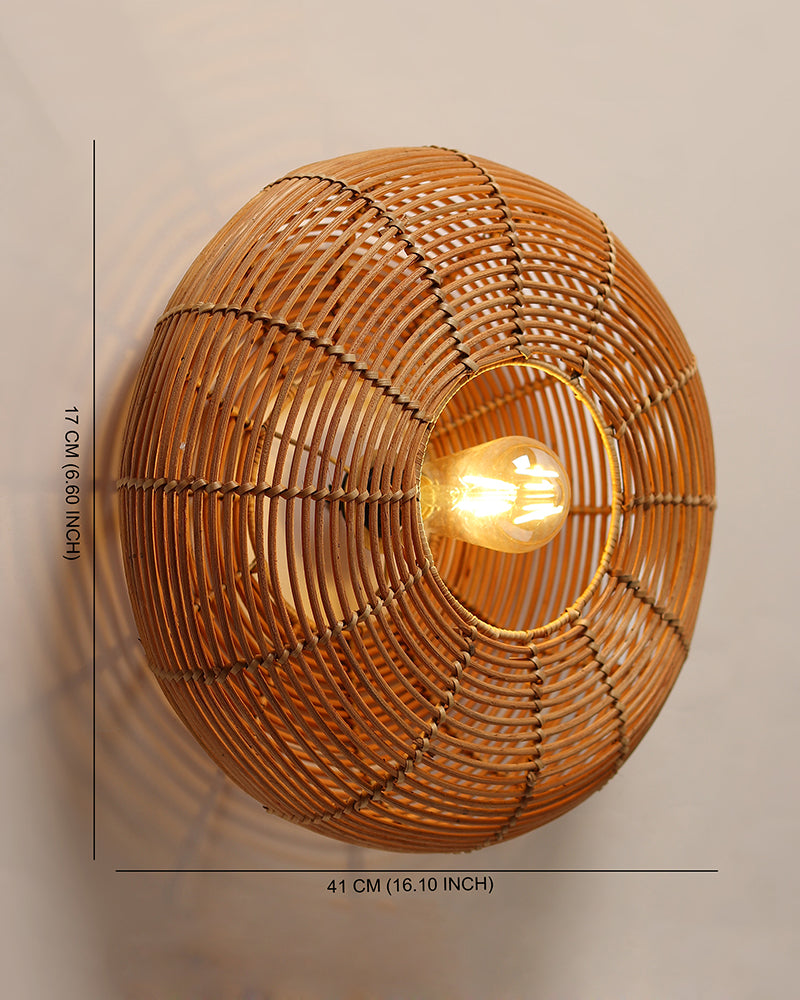 Rattan Wall Lamp | Night Lamp For Bedroom Wall | Wall Mount Lights | Wall Lamps For Bedroom