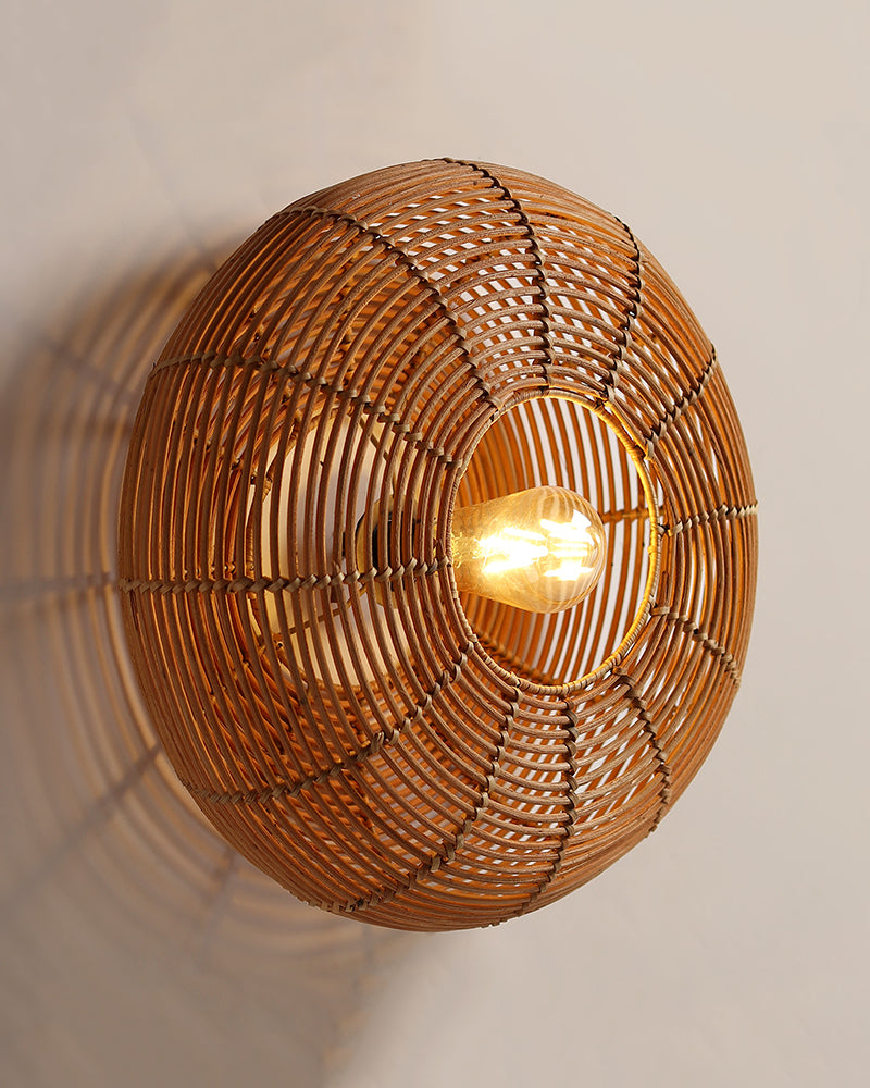 Rattan Wall Lamp | Night Lamp For Bedroom Wall | Wall Mount Lights | Wall Lamps For Bedroom