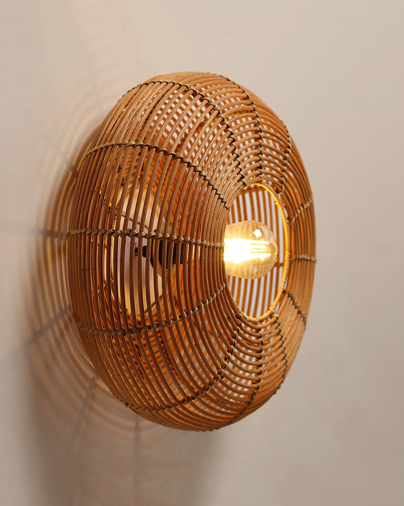 Rattan Wall Lamp | Night Lamp For Bedroom Wall | Wall Mount Lights | Wall Lamps For Bedroom