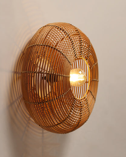 Rattan Wall Lamp | Night Lamp For Bedroom Wall | Wall Mount Lights | Wall Lamps For Bedroom