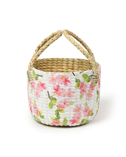 Seagrass Fruit Basket | Round Hamper Basket