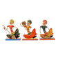 Rajasthani Home Decor - Set of 3 | Rajasthani Figure Table Decor for Living Room | Gifting Figurine