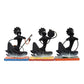 Rajasthani Home Decor - Set of 3 | Rajasthani Figure Table Decor for Living Room | Gifting Figurine